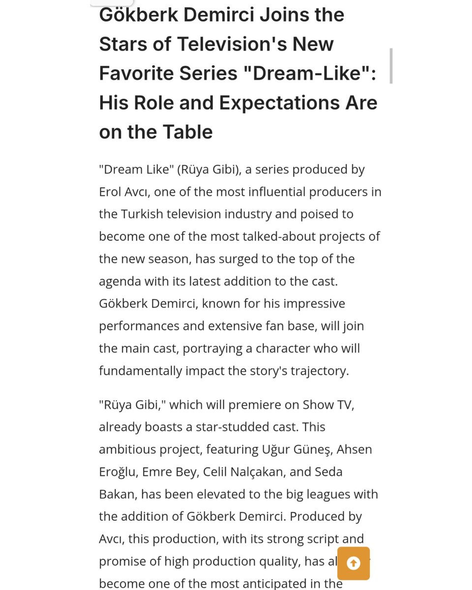 gokberkforlife's tweet image. News article about his new character #Bora and series #RüyaGibi We are very excited to see this news. InshaAllah it will be a super hit.. 
Congratulations to you for the new project.We were missing you on-screen   Wishing you all the best and success

#GökberkDemirci #RüyaGibi