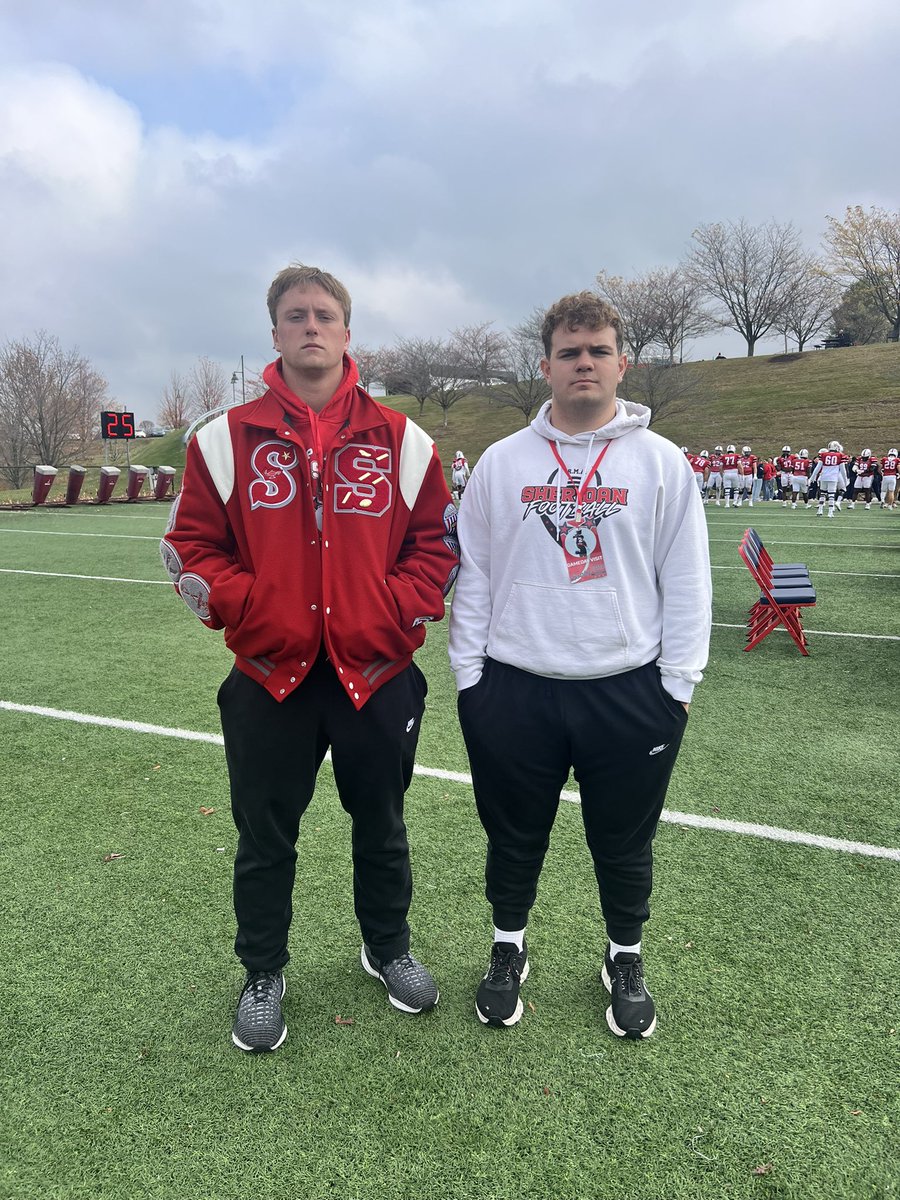 Thanks to <a href="/rmurecruitsfb/">Robert Morris Football Recruiting</a> for the amazing game day visit! Had a great time seeing the campus and faculties again. Let’s go Bobby Mo!

<a href="/RMA_RedRageFB/">Sheridan Generals Football</a> 
<a href="/RMA_Strength/">Sheridan Strength</a> 
<a href="/no_paculver/">Paul Culver III</a> 
<a href="/80sCane57/">Bernard Clark Jr</a> 
<a href="/CoachMakrinos/">Jason Makrinos</a> 
<a href="/JaredLuginbill/">Jared Luginbill</a> 
<a href="/sixstarfootball/">Six Star Football | PLUS+</a>
