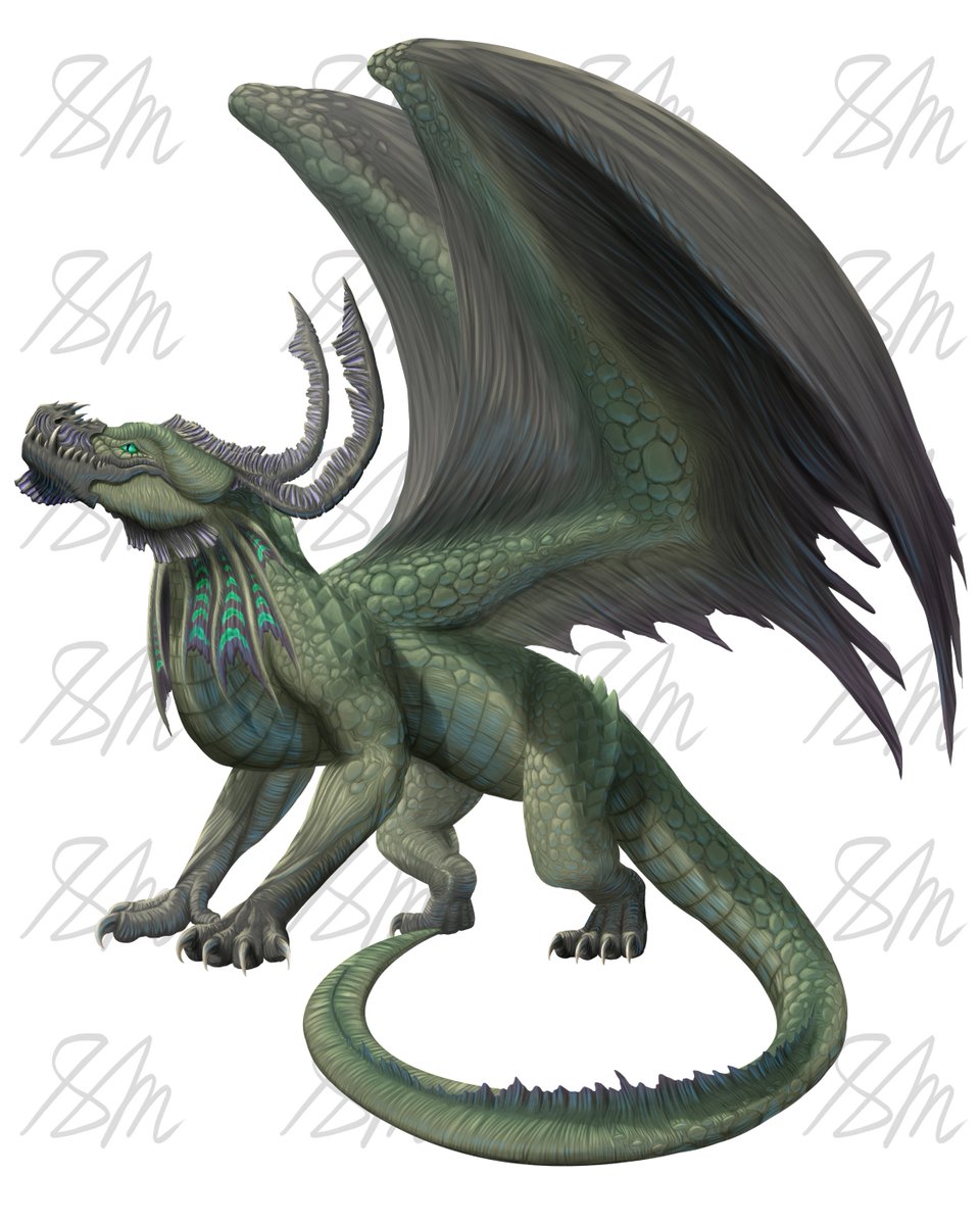 Sarah_Draws8's tweet image. I love painting dragons.

#Dragon #DragonArt #DragonDesign #CreatureArt