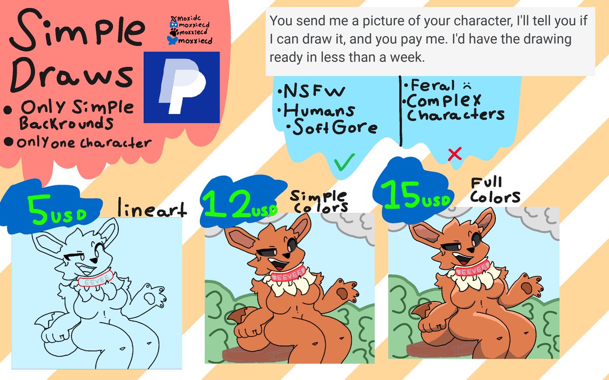 moxidc's tweet photo. Again , i open commisions 
Send me a message via discord to the account
moxxiealt and i try to reply quick as i can
Feel free to ask about anything you want, I'll try my best. https://t.co/lsyHBwdp5M