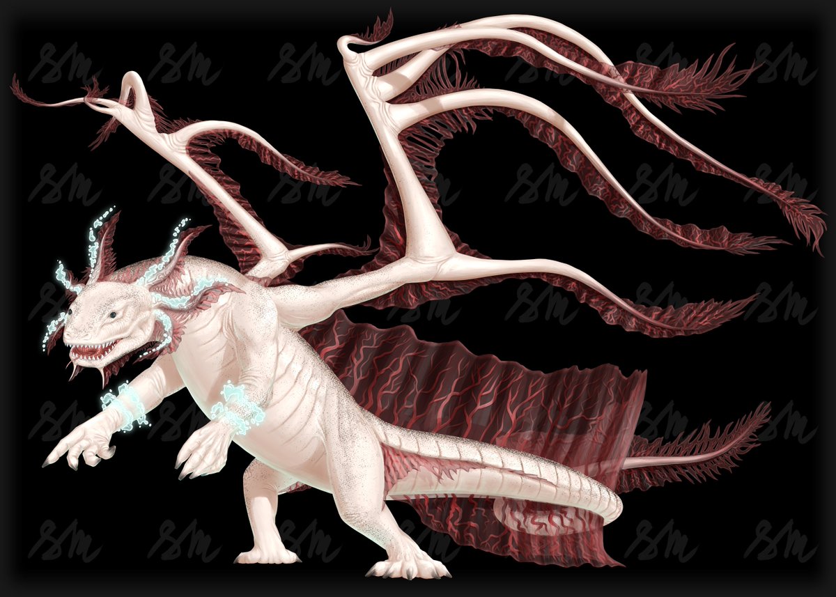 Sarah_Draws8's tweet image. I love painting dragons.

#Dragon #DragonArt #DragonDesign #CreatureArt