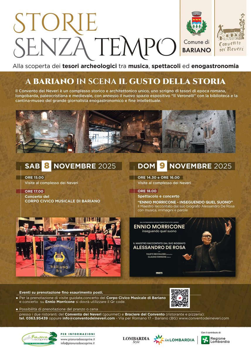Francescoesse83's tweet photo. #ComunediBariano #ConventoDeiNeveri  #CorpoCivicoMusicalediBariano maestro #LauraBettani #Pianuradascoprire Un fantastico concerto ieri sera 8 Novembre 2025 in una splendida cornice patrimonio dell’Unesco quella del convento dei Neveri.Acustica da Sogno,tanti giovani musicisti. https://t.co/9tvnlZ7fJl