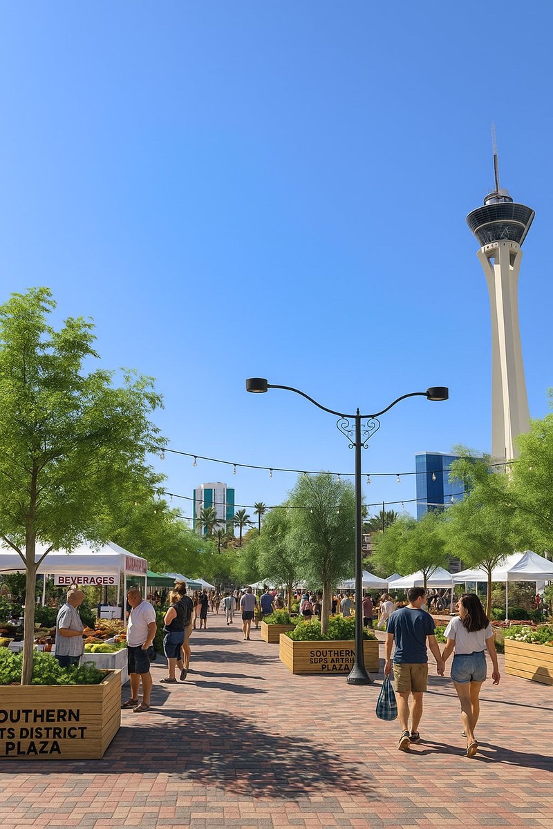 gateway2fremont's tweet photo. Should the @CityOfLasVegas create a Southern Arts District Plaza? Transforming an underused stretch of Casino Center could bridge the gap between Las Vegas Blvd and the Arts District. 🌴🎨 #DTLV

@mayoroflasvegas @DavidRaanan @Casino_Org @VitalVegas @asimonlv https://t.co/hFK4bbFMP2