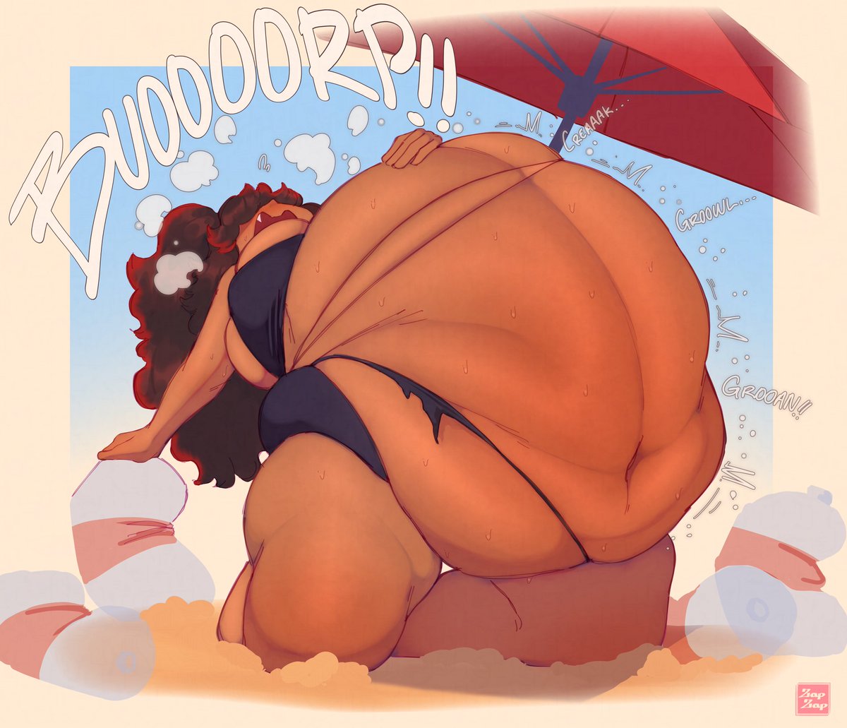 Zap_G8's tweet photo. Rumbling Summer

(COMM for @Unknown66010 of their OC Sonya) https://t.co/GiDXwHhWhh
