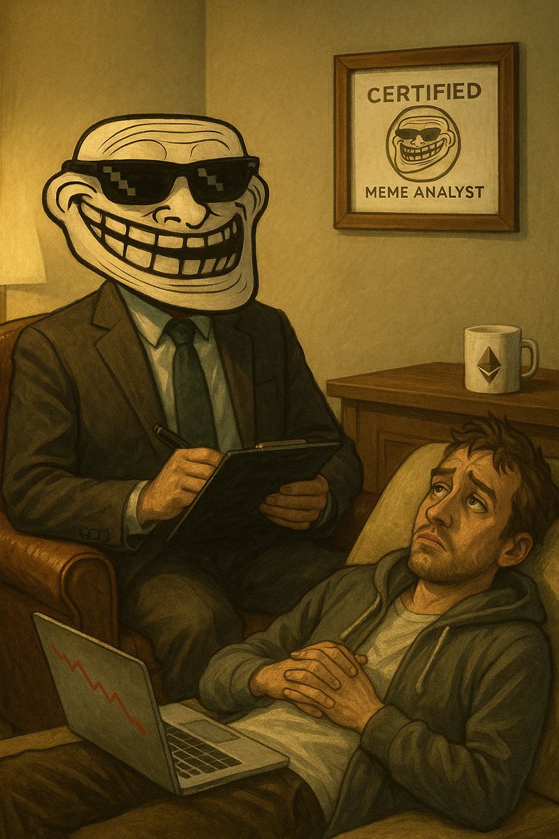 They study market psychology.

We are market psychology. 🧌😎

$TROLL / ETH — powered by conviction &amp; chaos.