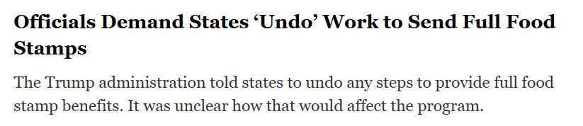 For Trump, cruelty seems to be its own reward.
