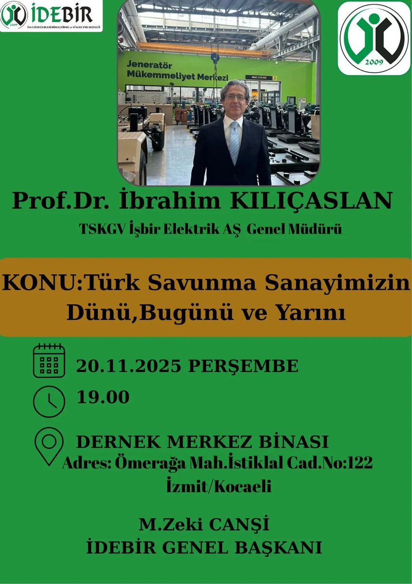 Bu perşembe programımız var. 
Konu önemli, şimdiden ajandanıza not edin lütfen
