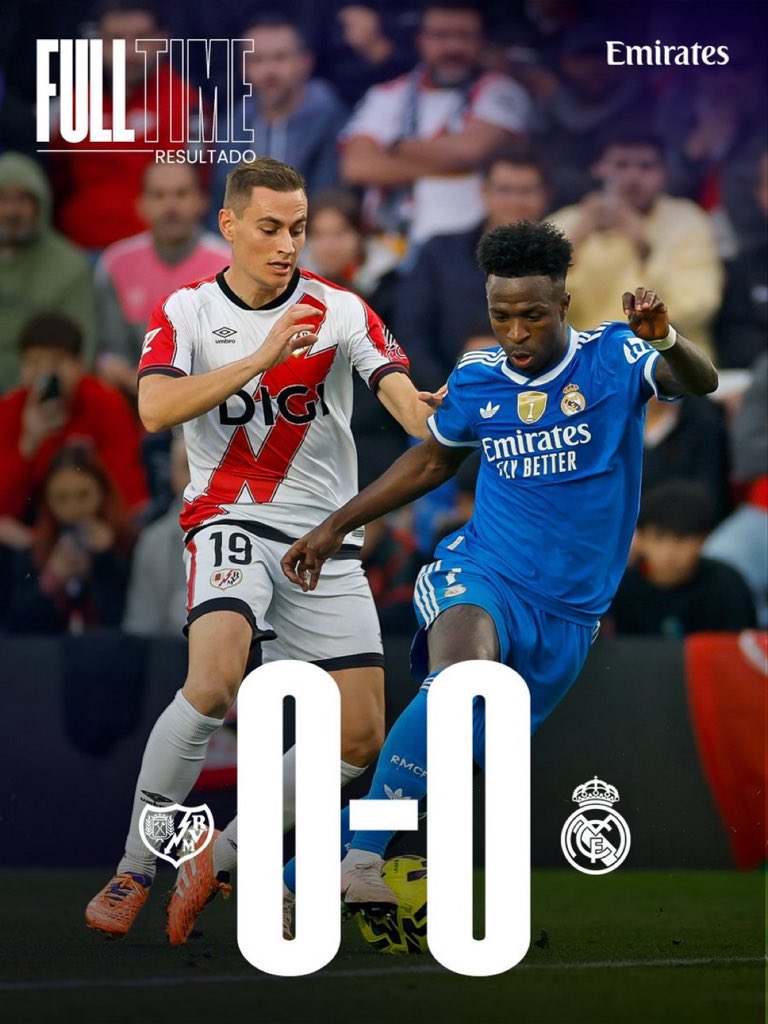 تعثر ريال مدريد اليوم أمام رايو فاليكانو سببه واضح 👇
بطء في التحضير، غياب الفعالية الهجومية، وتراجع المستوى الفردي لنجوم الفريق في الثلث الأخير ⚽️
الفريق كان محتاج سرعة أكثر وقرارات أوضح قدام المرمى 🔍 #RealMadrid #LALIGAEASPORTS