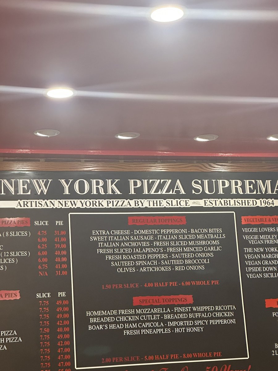 First time ever being in New York! Traffic is as advertised and my first meal is a New York slice! BEST PIZZA I EVER HAD!