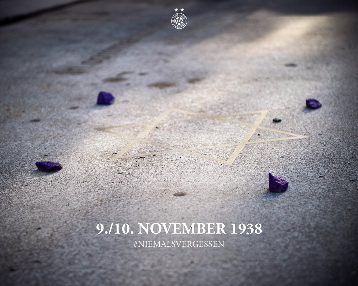#NiemalsVergessen. Nicht heute. Nicht morgen. Niemals.