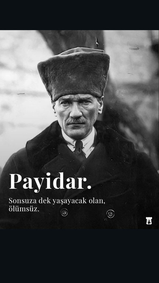 Atatürk ölmedi, kalbimizde yaşıyor..