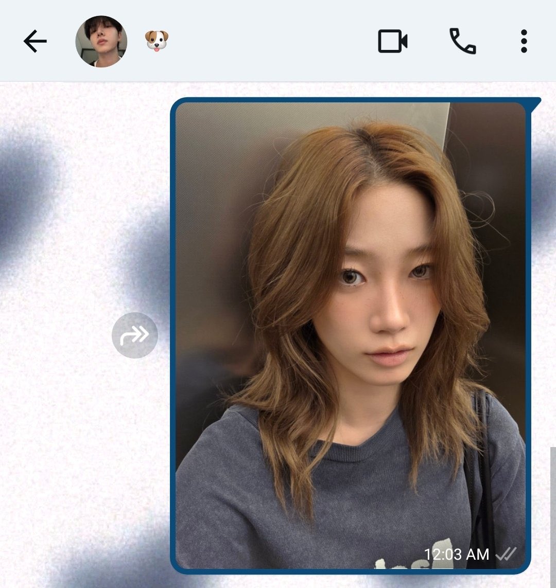 lesserapphic's tweet image. pict she sent                             the response