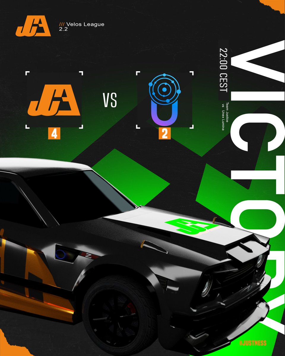 teamjusticede's tweet image. Auch in der @velosleague konnte unser Team den nächsten Sieg verbuchen und bleibt somit weiterhin ungeschlagen. 💪
Das Spiel gegen Unex Lumina entschieden sie mit 4:2 klar für sich.