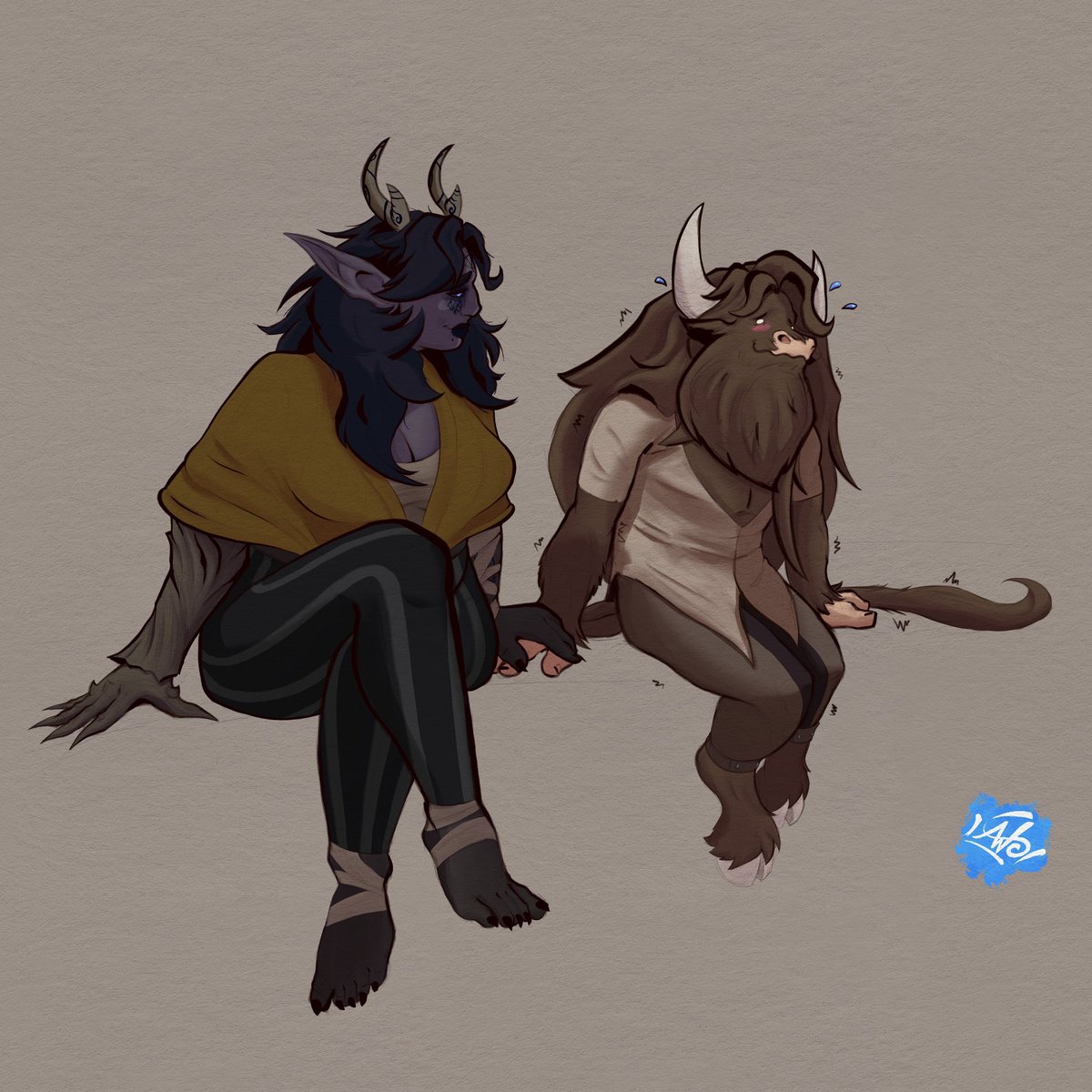 shrubbyjupiter's tweet photo. He's like super nervous!

Other character belongs to @porkblade 💙
#warcraftart #Warcraft #oc https://t.co/ecexxJyllG