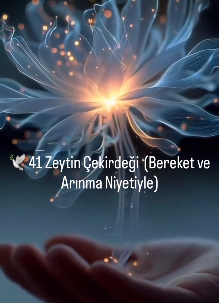 Bu çalışma genellikle “Ya Fettah, Ya Rezzak, Ya Tevvâb” esmalarıyla yapılır.

Malzemeler:
•41 adet kuru, temizlenmiş zeytin çekirdeği
•Beyaz bir bez kesesi veya küçük cam kavanoz
•Gül suyu (ya da temiz su)
•Niyet cümlesi

Uygulama:
1.Her çekirdeği eline alırken bir defa “Ya
