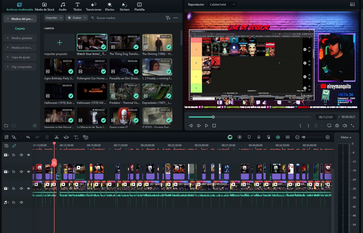 ElReyManquito's tweet photo. Editando hasta las 6 de la mañana 😴 , pero va a valer la pena (creo😆), se vienen cositas! 😁 #ConTodoFullPower #letsgo https://t.co/aDxFjwPJLI