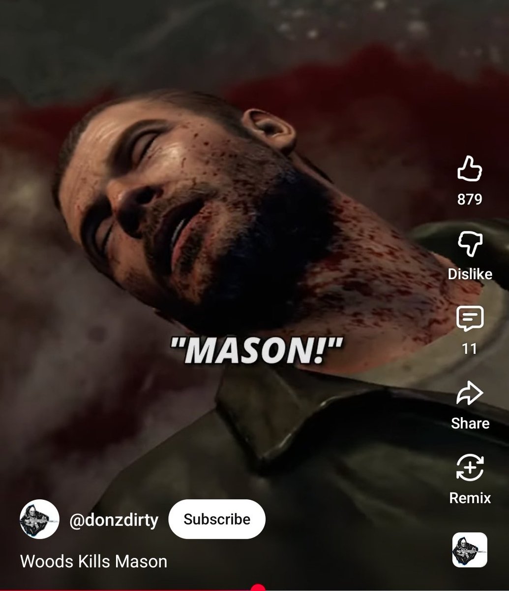 TH3NA7ION's tweet photo. @CallofDuty Here's a side-by-side of both Mason deaths. Between the blood spatter and the missing wound and blood from it on the head. Alex Mason could have survived but didn't make a appearance after the Bo2 campaign https://t.co/D0HCuUEPnF