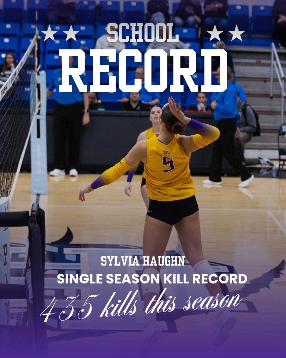 BCBulldogsVB's tweet image. Congratulations to Sylvia on this achievement💜🏐💛