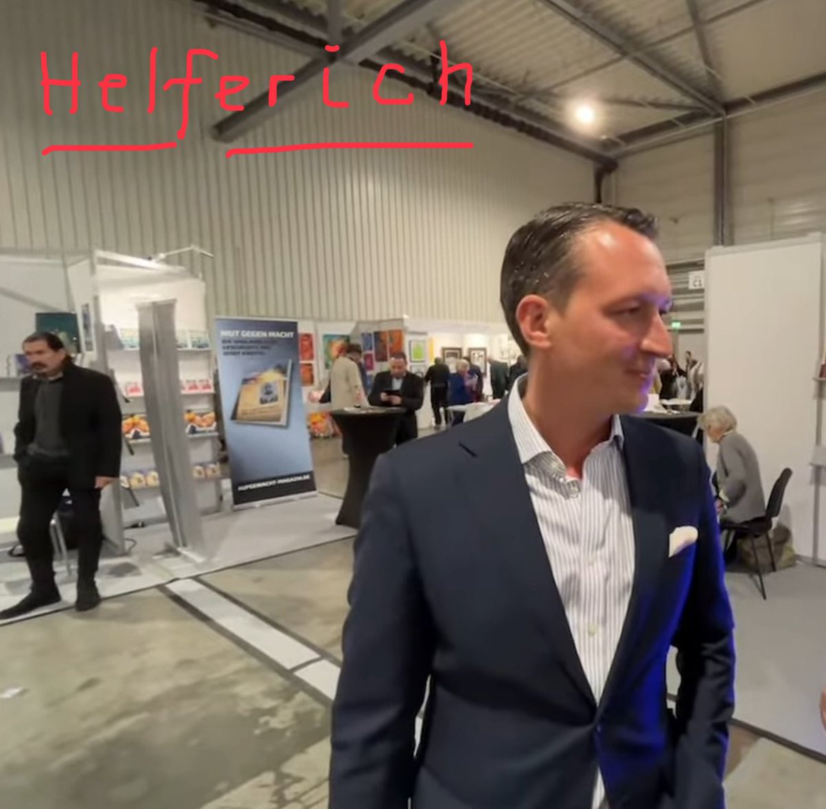DerNorb's tweet photo. Die Aktion „1 Million Stimmen für den Frieden“ auf der Fascho-Buchmesse in #Halle.
Diverse rechtsextreme Streamer, dazu die ganze braune Suppe inklusive #FCKAFD.
Kein Wunder, schließlich haben die Gründer Jens #Kaufmann und Anja #Lues schon früher mit Nazis verbündet. 💩 https://t.co/B7AA4NNma7