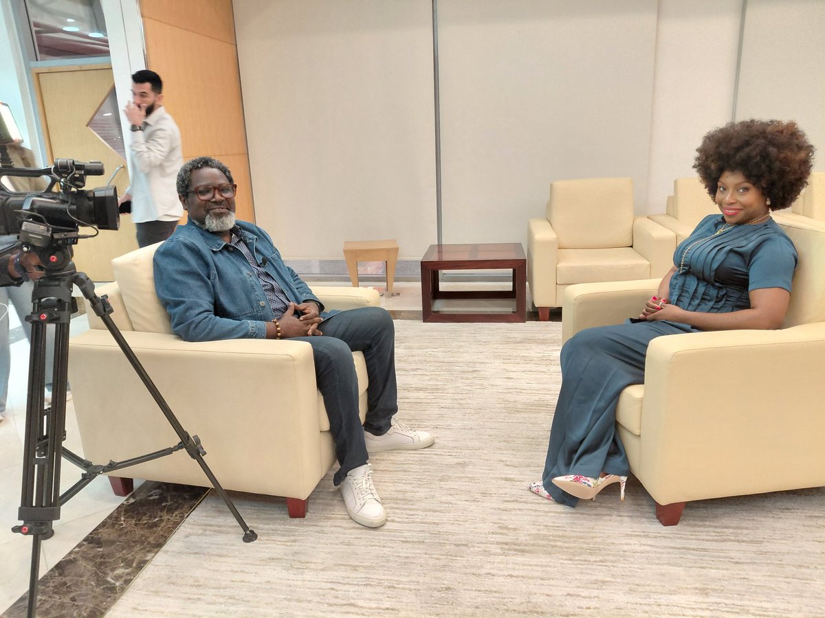 It was inevitable. <a href="/ChimamandaReal/">Chimamanda Ngozi Adichie</a> at the Sharjah International Book Fair at last! The best at the best. 🙂 Deeply intellectual and an African literary great yet unassuming and fun to be around.  Such an honour. <a href="/SharjahBookAuth/">Sharjah Book Authority</a> <a href="/eimasuen/">Eghosa Imasuen</a> <a href="/channelsbooks/">Channels Book Club</a> <a href="/channelstv/">Channels Television</a>