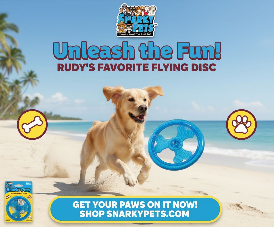 SnarkyPets's tweet image. 🔥 Unleash the joy of playtime with Rudy’s flying disc — durable, fetch-friendly, and 100% tail-wag approved. 🐾
👉 Get your paws on it today: snarkypets.com
#SnarkyPets #FlyingDisc #FetchFun