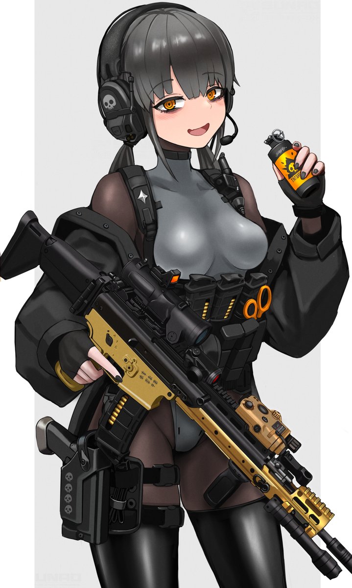 「#いい銃の日 Mk18, FN SCAR, HK433 pdw」|スナオのイラスト