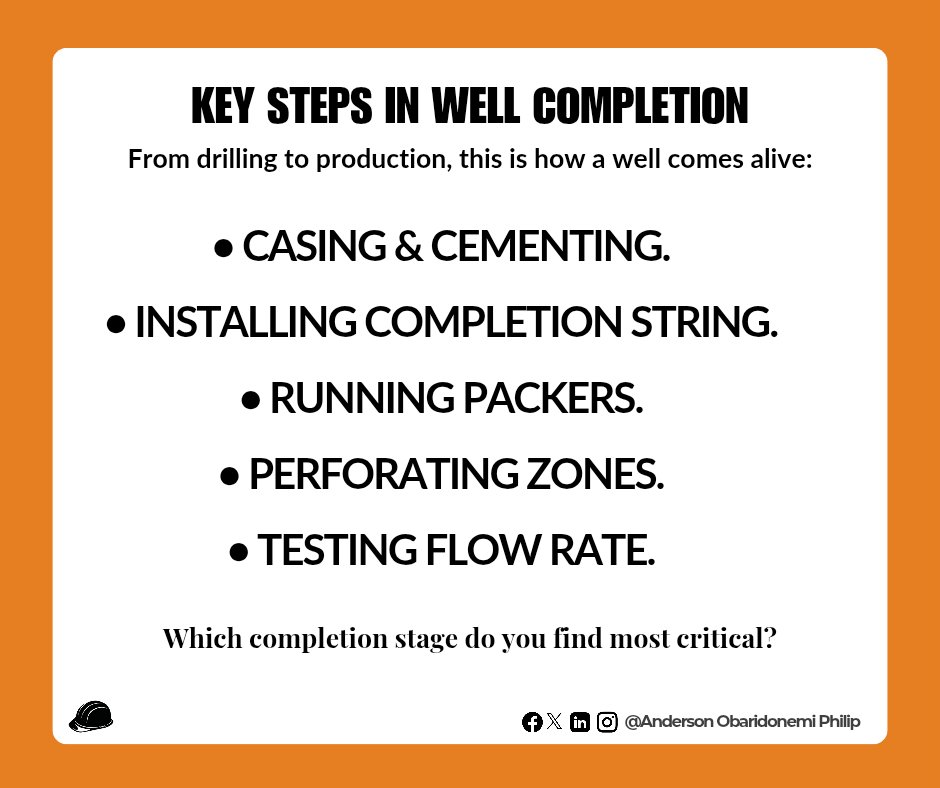 Andyphilgrafix's tweet image. Which completion stage do you find most critical?
Follow for more.
#WellheadServicing #wellhead #maintenance #fypviraltwitter