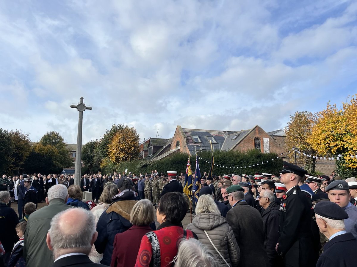 TimReform's tweet image. Today was the Remembrance service at St John&apos;s Church.  It had a tremendous turnout and was brilliantly run.

We will never let your sacrifice be in vain.