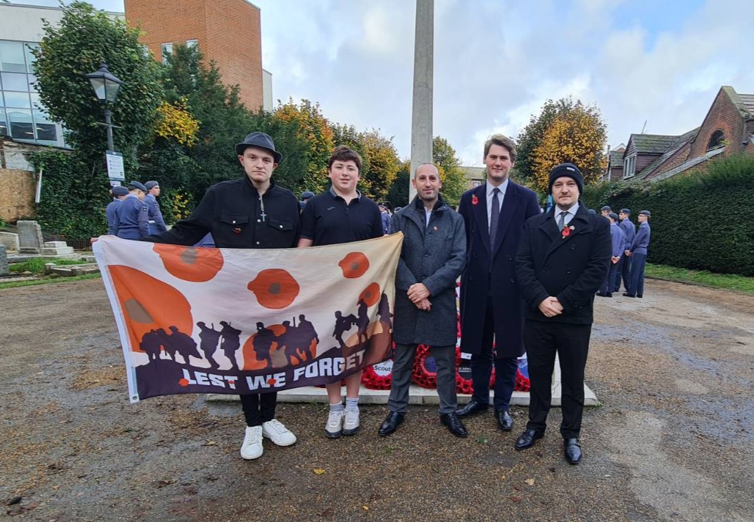 TimReform's tweet image. Today was the Remembrance service at St John&apos;s Church.  It had a tremendous turnout and was brilliantly run.

We will never let your sacrifice be in vain.