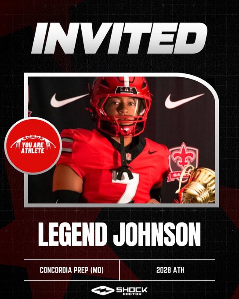 LegendJohnson28's tweet photo. Thank you @youareathlete for the invite. https://t.co/J4MmOtiQYJ