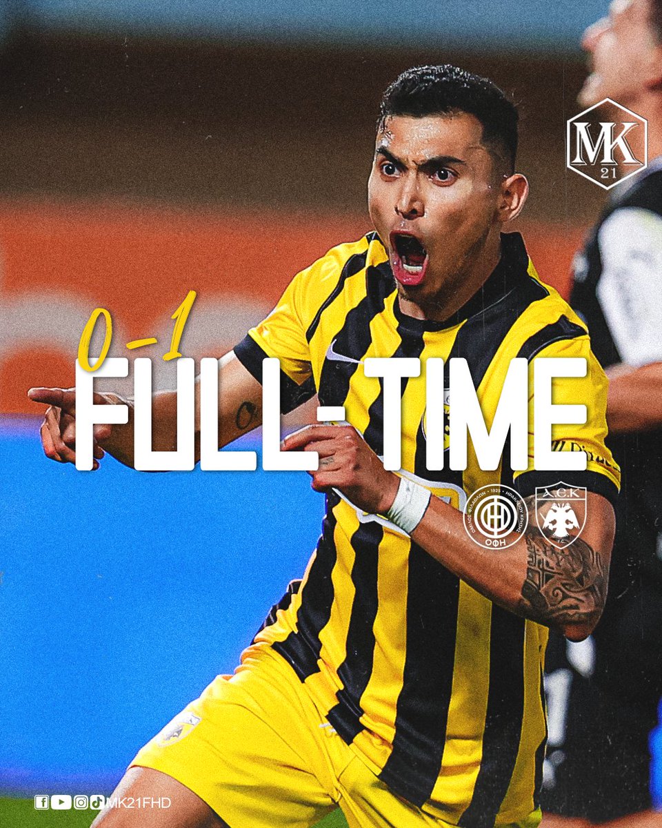 Στα 3 γκολ, ας μετρήσουμε το ένα. Καλή η αναλογία...
.
#AEK #AEKFC #AEKFAMILY #AEKFCSEASON2025_26 #MK21