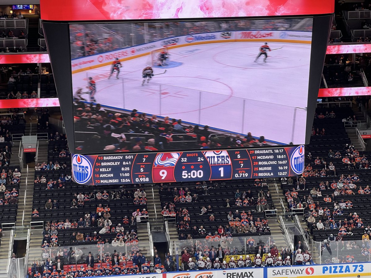 Look how empty this dump is. The Avs had Cactus Club and every other shitty chain bar restaurant in the vicinity of that toilet bowl packed before 10