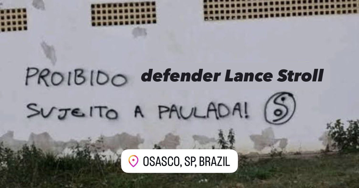 felepu's tweet image. Stroll já tá jurado aqui em Osasco!