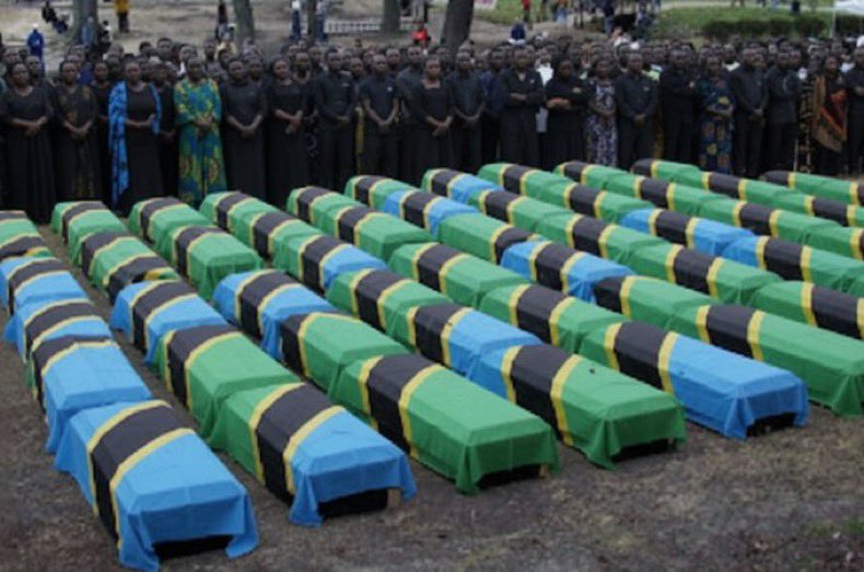 MASSACRE 🇹🇿

Burials everywhere across Tanzania after the mass slaughtering of protesters in deadly election protests 

Where's <a href="/UNHumanRights/">UN Human Rights</a> <a href="/UN/">United Nations</a> <a href="/IntlCrimCourt/">Int'l Criminal Court</a> 

Uhuru Francis Owino Mbeere North Kenya Morans