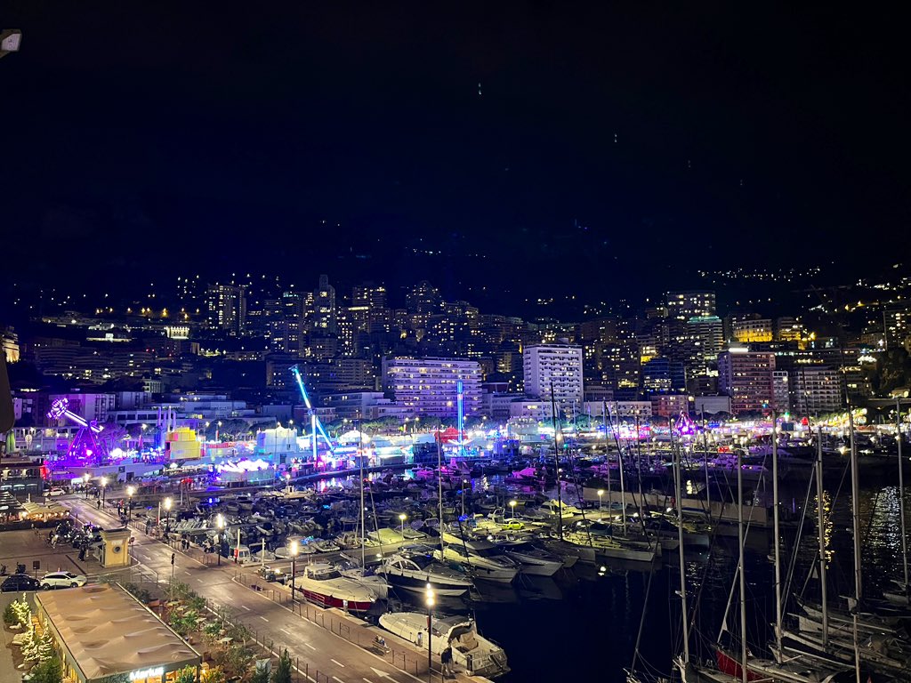 #PointMétéo « petit pays, grande foire attractions » #Monaco #bynight