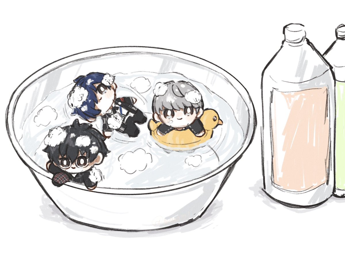 べたべた洗い🫧