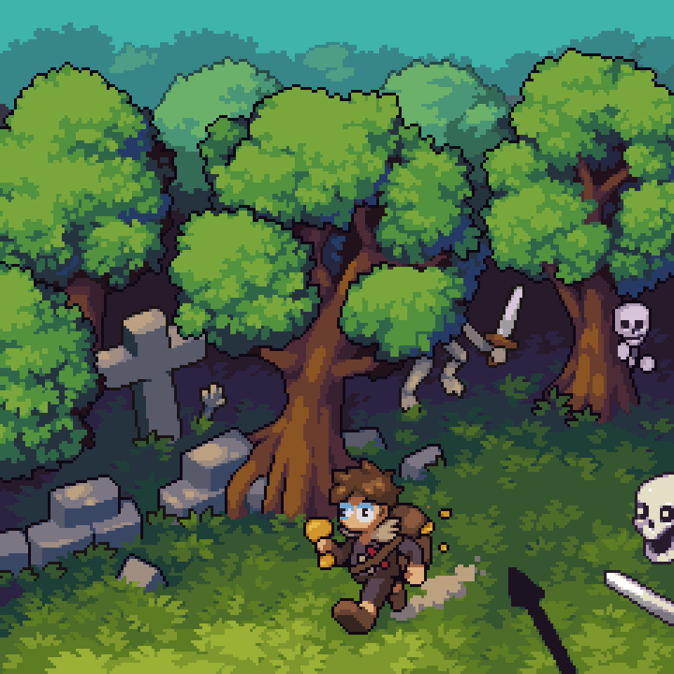 rrrrruning through the forest