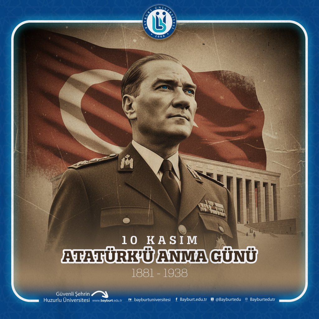 MutluTurkmen's tweet photo. Cumhuriyetimizin banisi Gazi Mustafa Kemal Atatürk’ü ebediyete intikalinin 87. yılında saygı ve minnetle anıyoruz.

O’nun “Bütün ümidim gençliktedir” sözünden mülhem, Cumhuriyetimizi muasır medeniyetlerin ilerisine taşıyacak ve Türkiye Yüzyılı’nı inşa edecek nesilleri yetiştirmek için kararlılıkla çalışmaya devam edeceğiz. 

#10Kasım 🇹🇷