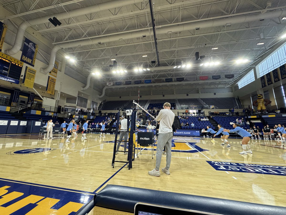 In just 20 minutes, Marquette volleyball will begin play against the Seton Hall Pirates. 

I’ll have the game recap as well as live updates for <a href="/MUWireSports/">Marquette Wire Sports</a>. #muvb