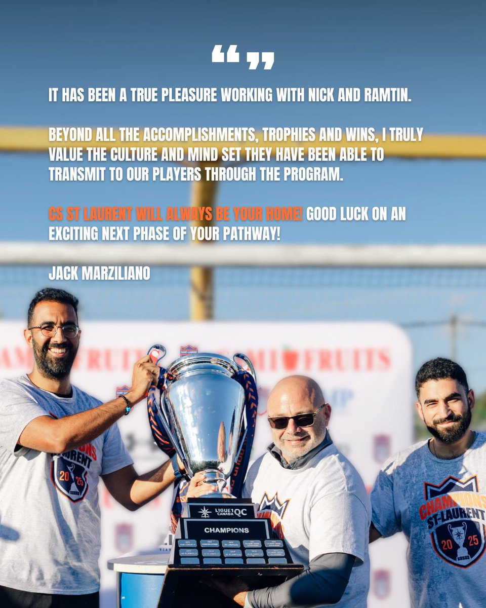 Csstlaurent_pro's tweet photo. De la part de notre Directeur Général @Mehdi_S17 et de notre directeur sportif @jackmarz , deux messages remplis de gratitude à l'égard de nos entraîneurs-chefs qui poursuivent leur carrière sous d’autres cieux. 

Nous vous souhaitons tout le succès possible pour la suite.

Une fois dans la famille, toujours dans la famille. 🧡💙

#LAPUISSANCE