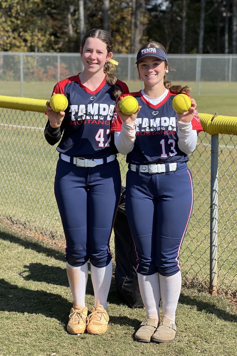 Veterans Tribute Showcase 💣 squad. <a href="/a_martin6931/">Alyssa Martin</a> with 2, 1 was a GRAND SLAM!! and <a href="/MKflowers2009/">Mary Katherine flowers</a> with 1
