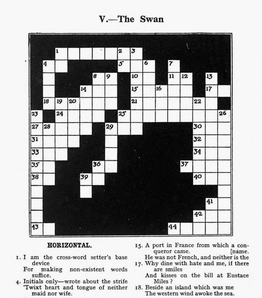 “Beastly Clues: T. S. Eliot, Torquemada, and the Modernist Crossword” in which <a href="/roddyhj/">Roddy HJ</a> reveals the literary pleasures and imaginative creatures lurking in the lively grids of cryptic #crossword pioneer Torquemada: publicdomainreview.org/essay/beastly-…