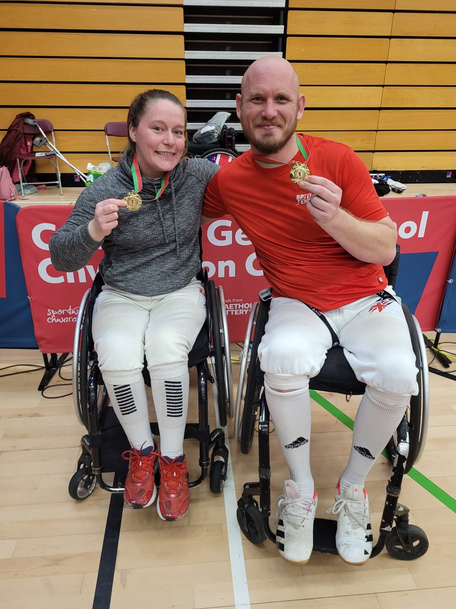Welsh Open - Foil Competition 🤺 GOLD for us both! #FoilChamps