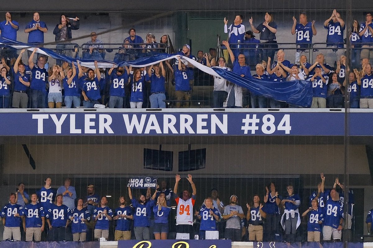 LosColts's tweet image. Come on, it’s time…
Put Tyler Warren to the ring of honor already #Colts