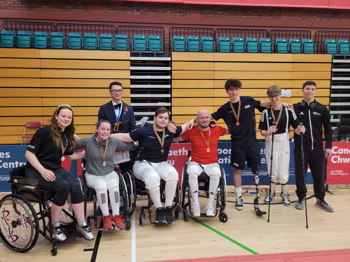Welsh Open Competition - Huge congratulations to all medals in epee, Sabre &amp; Foil, massive well done, Thankyou to referees and helpers for making the competition run very well. 🤺.