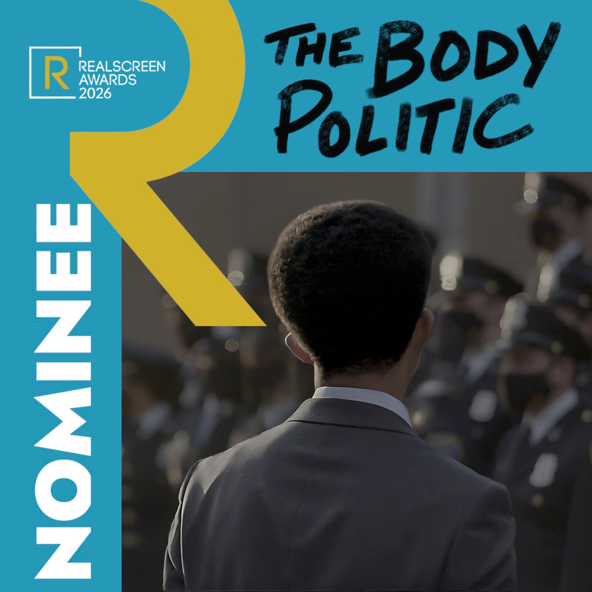 THE BODY POLITIC team is honored to announce that the film and its POV broadcast have been nominated for the 2026 Realscreen Awards in the Non-Fiction – Social Issues and Current Affairs category.