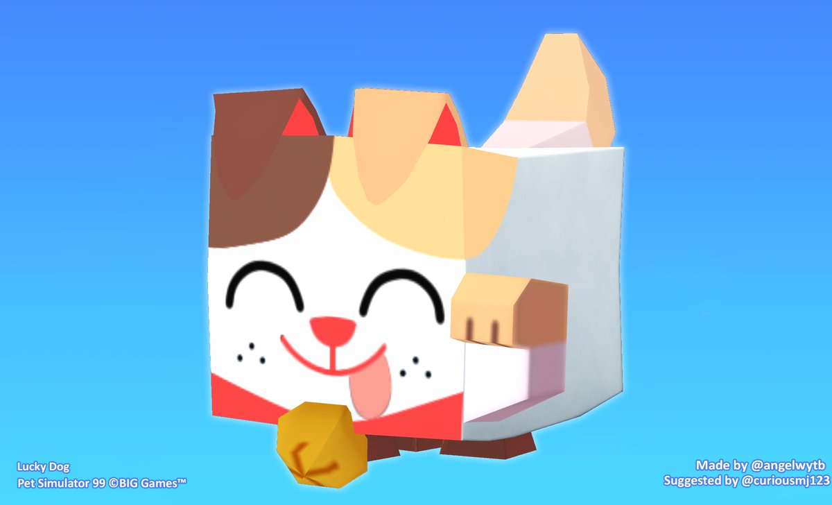 Day 5's Pet pick was..

Lucky Dog! - <a href="/curiousmj123/">Ns4Tux</a> 

Comment below what pet you guys want made for Day 6!

(❤️ + 🔃 are appreciated :] )