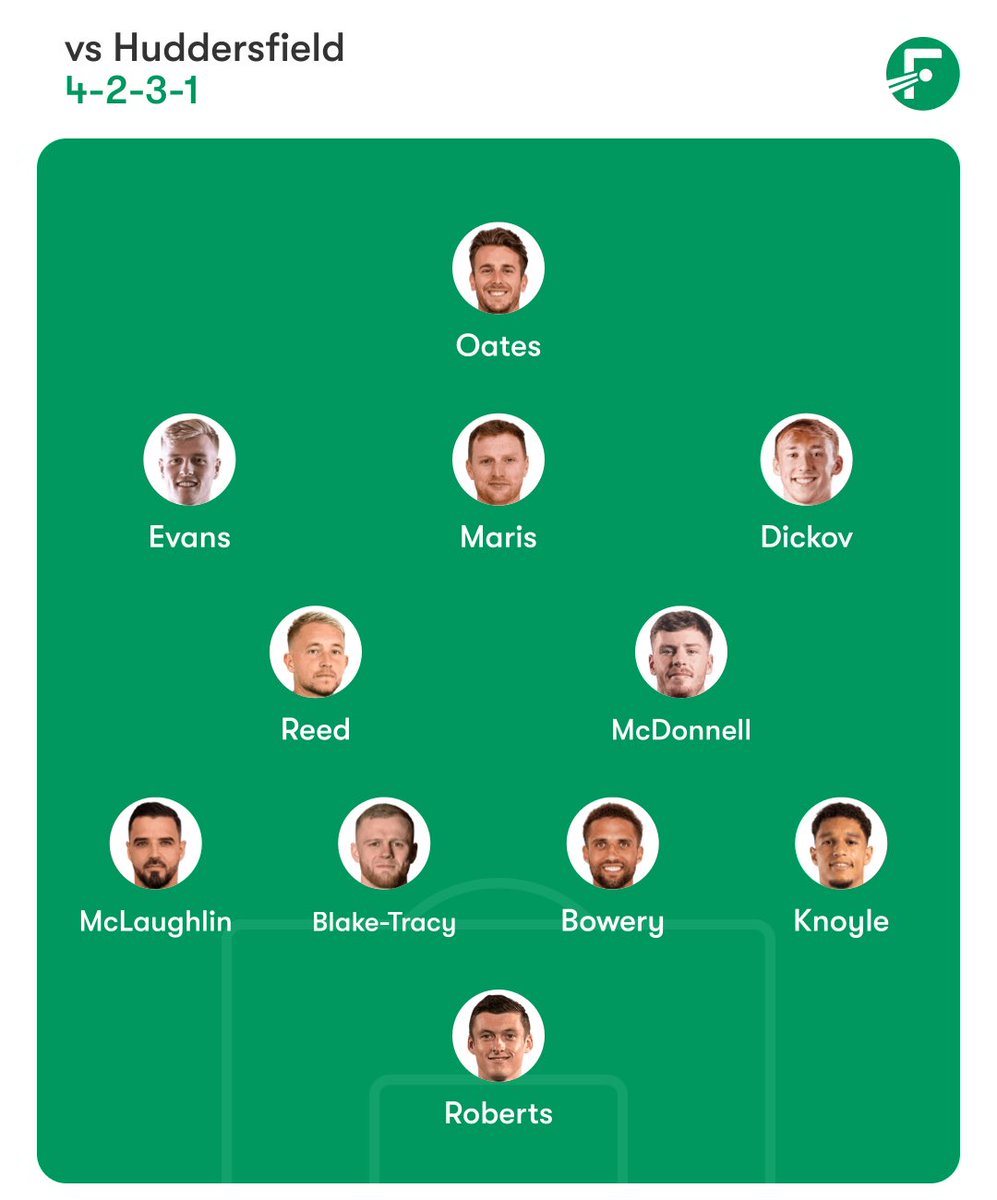 Huddersfield (h)

Bench:

Mason
Oshilaja
Cargill (🤞)
Lewis
Moriah-Welsh
Gardner
Goodman

If fit, one of Roberts or Hendry comes in to the XI and NMW drops out of the 18.

Thoughts? #stags #mtfc