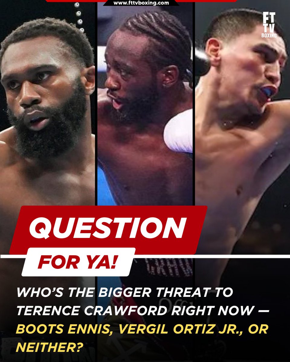 FTTVBoxing's tweet image. Both are undefeated.
Both just made statements at 154.
Boots looked explosive.
Vergil destroyed Lubin.

If either gets that shot next year… who’s the real danger to Bud? 🥊

#Crawford #BootsEnnis #VergilOrtizJr
