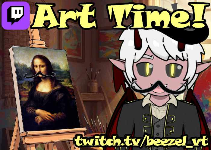 BeezelG's tweet photo. doing a lil drawing. i keep saying i wanna do more so no time like now #art #twitch #vtuber #smallstreamer #milkysubway 

https://t.co/E4ZA9Uxds8 https://t.co/Gws783gpl3